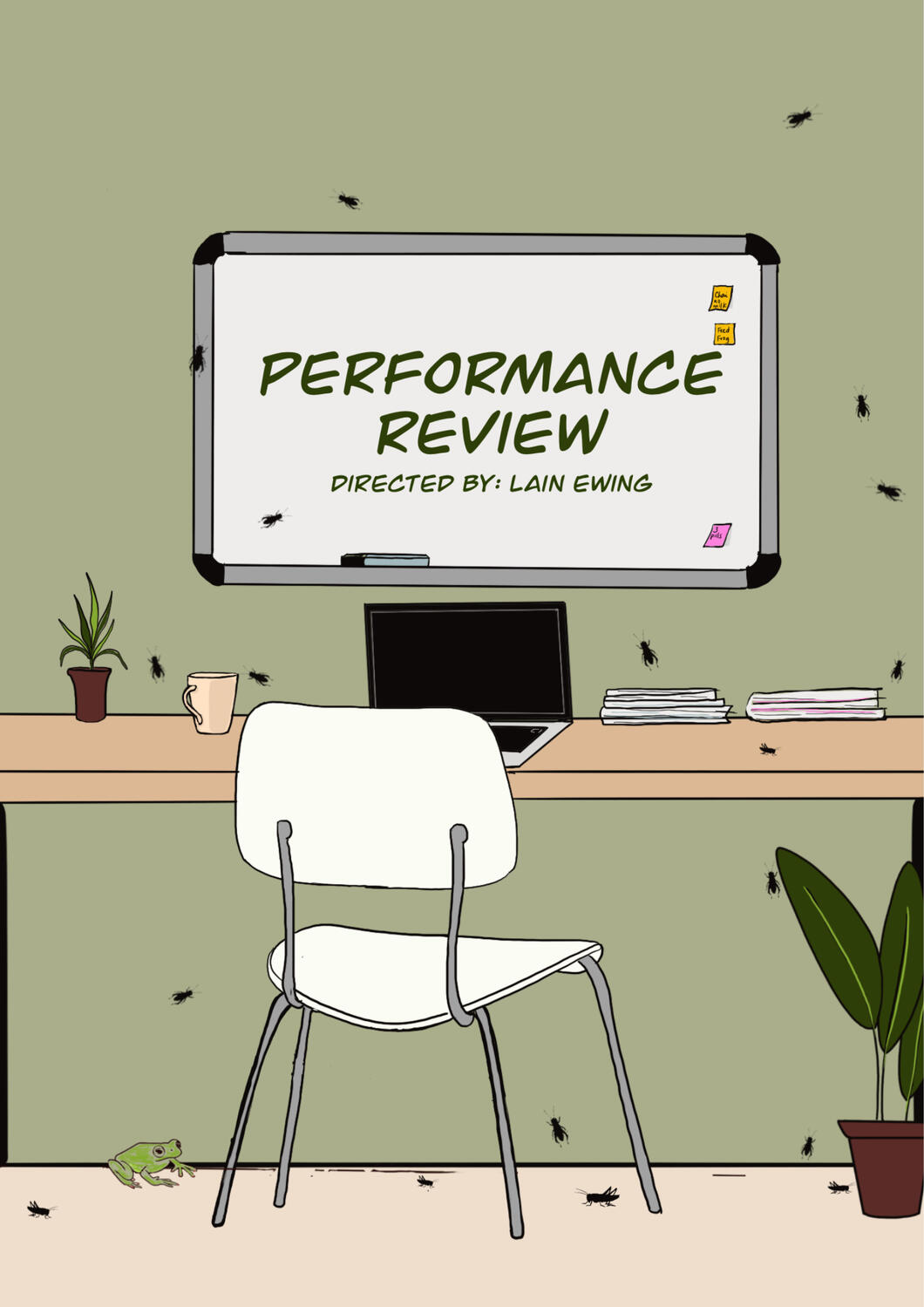 Illustration | Poster art for short film Performance Review